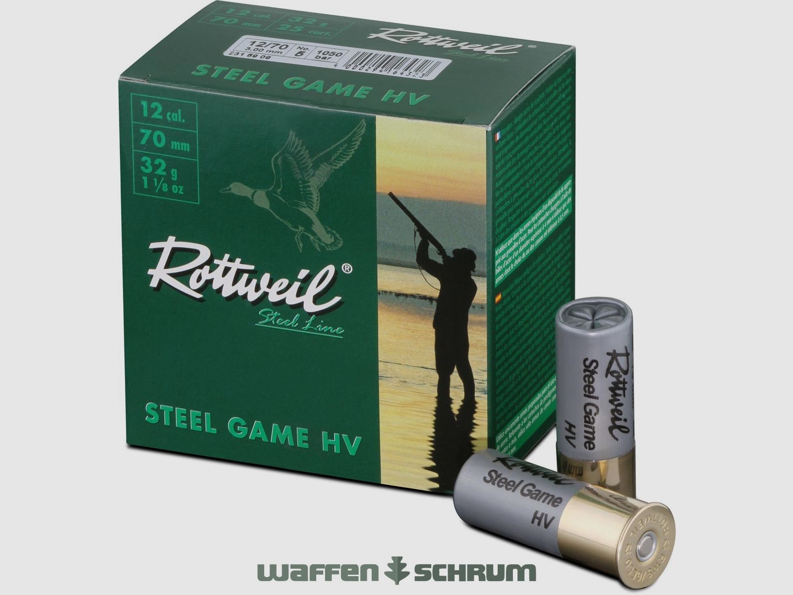 Rottweil Steel Game HV 12/70 3,5mm - 32g