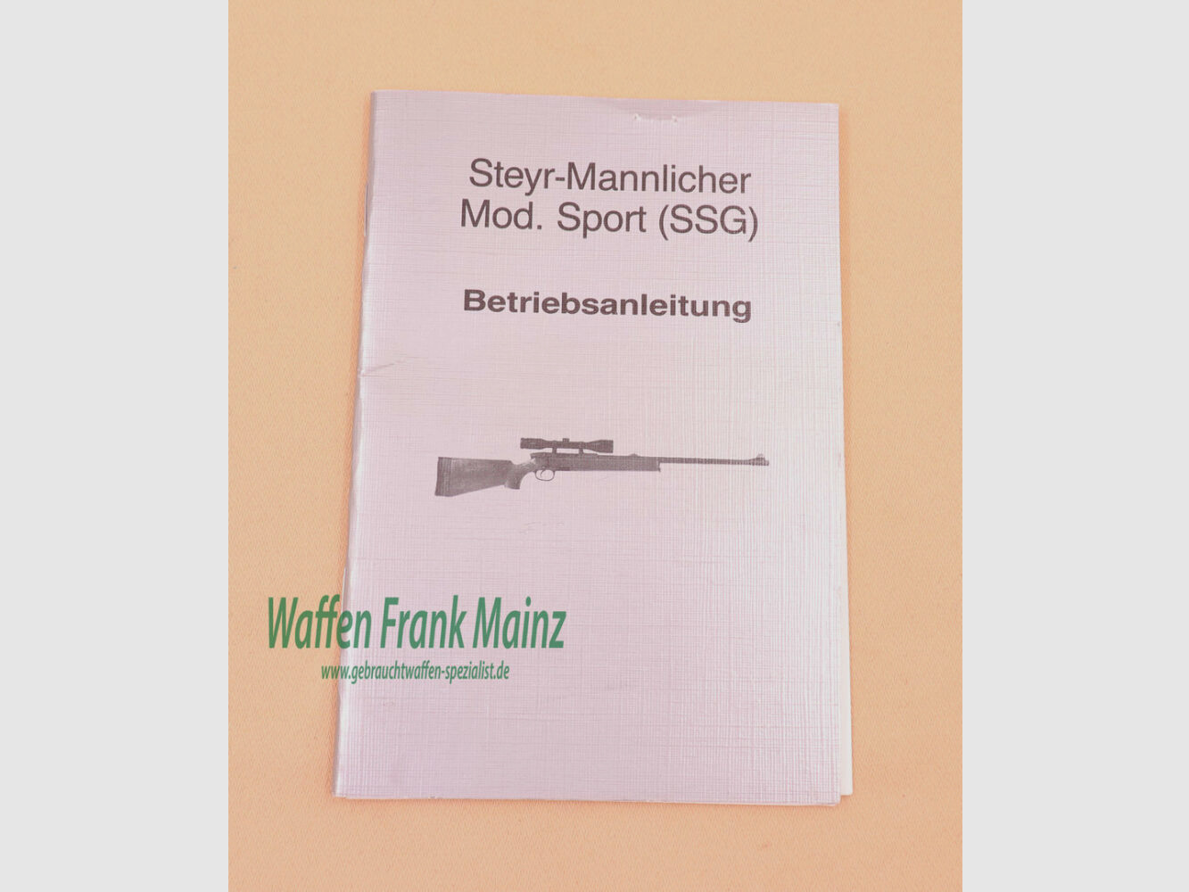 Steyr - Mannlicher - Österreic Bedienungsanleitung Sport SSG