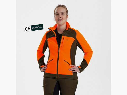 Lady Roja Softshell Jacke - Orange – Kleidergröße Damen: 38