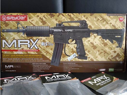 Paintball-Markierer:"Spider MRX-Elite" - Mit Zubehörpaket