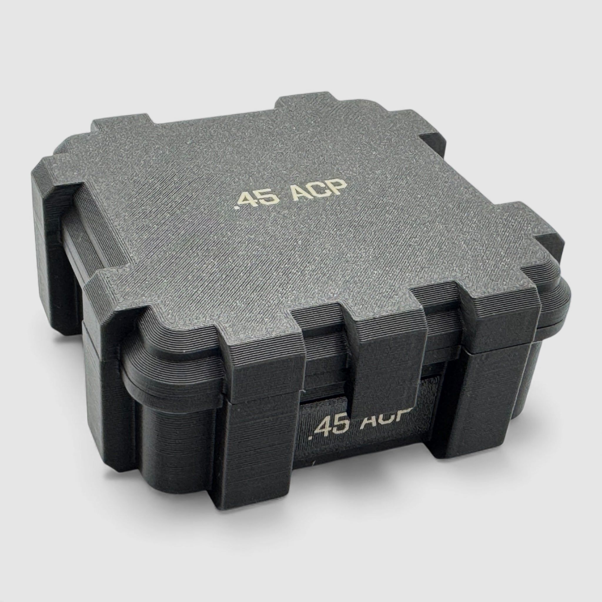 Filamelt Munitionsbox / Ammo Box .45 ACP – Patronenbox ‘Klappdeckel’ – 20 / 25 / 50 / 100 Runden