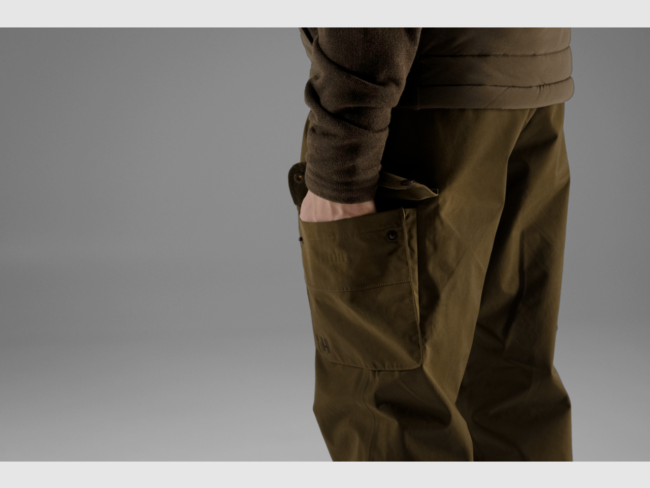 Härkila Retrieve Pantalon – pantalon de chasse coupe-vent et imperméable avec membrane HWS, image 4 sur 5