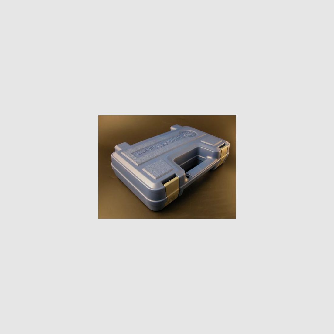 S&W Waffenkoffer für Kurzwaffen bis 6-Zoll, Kunststoff "BLAU" New Generation