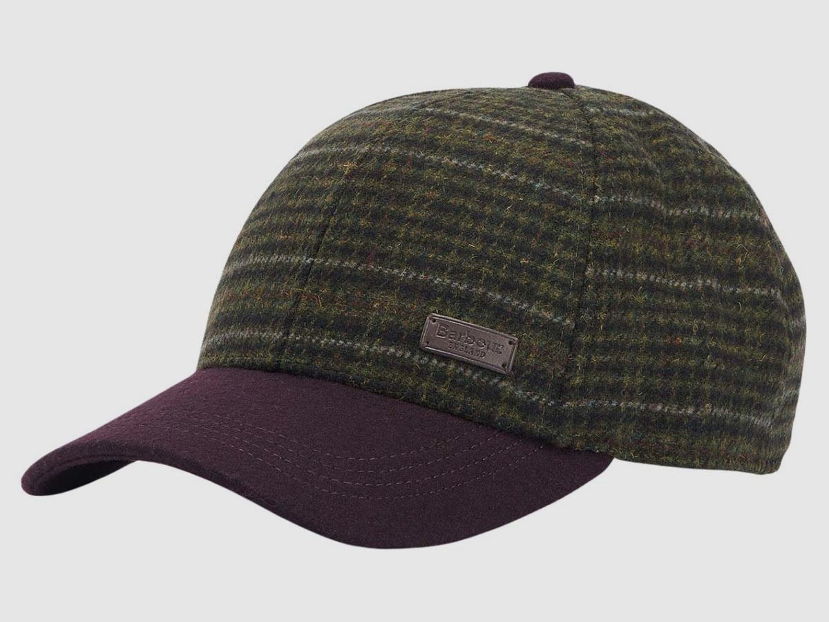 Barbour Cap Clyde Brown/ Olive plaid