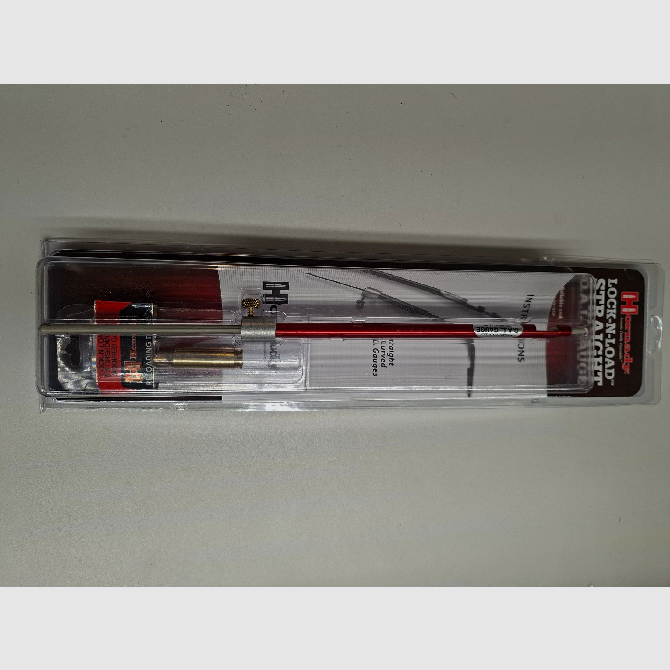 Longitud de patrones Hornady Lock-N-Load® O.A.L. Gauges - Modelo recto incluye casquillo de medición de 6.5 mm