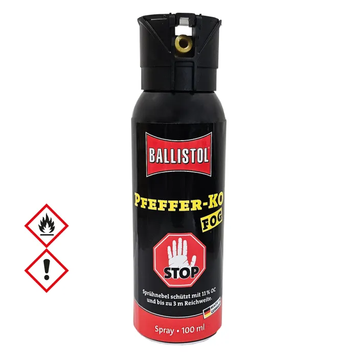 Spray al peperoncino K.O. FOG nebbia spray - 100ml - 11% OC / 2,5 milioni di Scoville