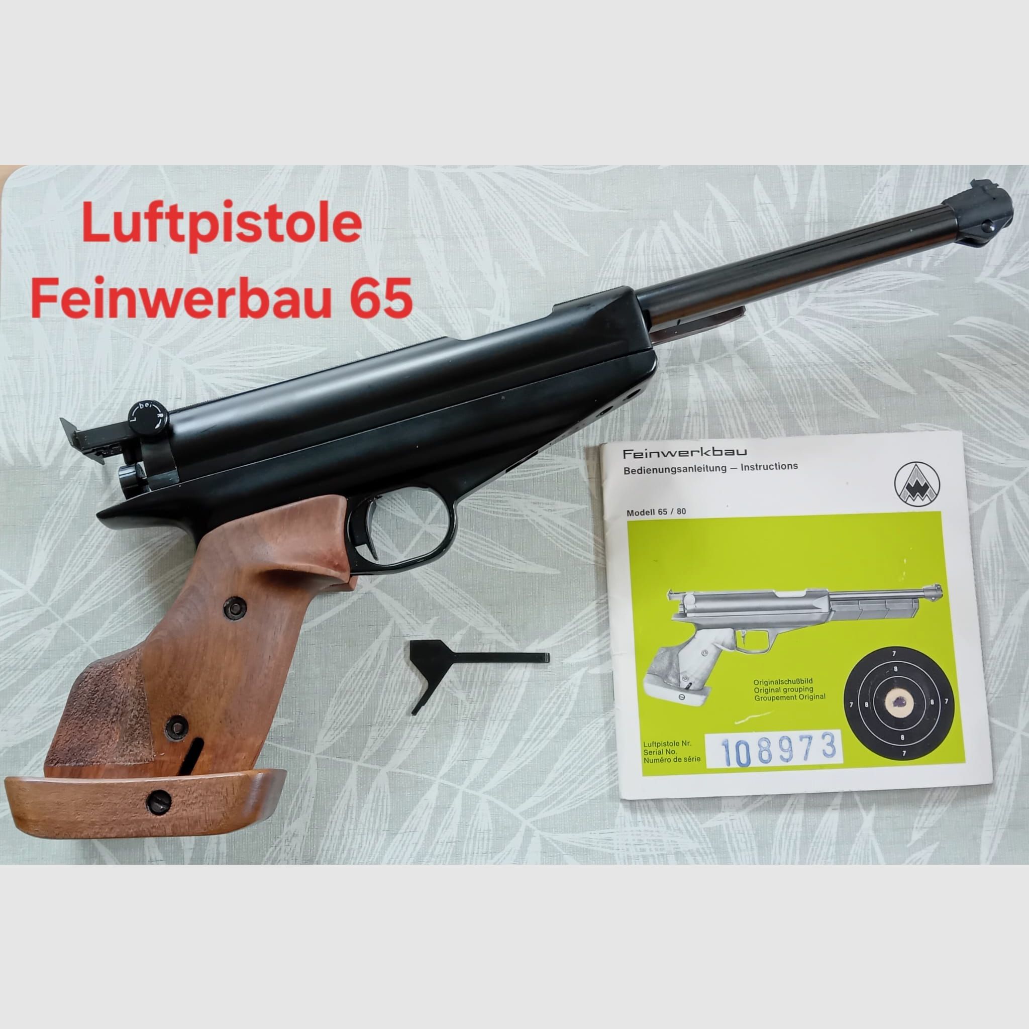 <Pistola de aire comprimido Feinwerkbau Modelo 65