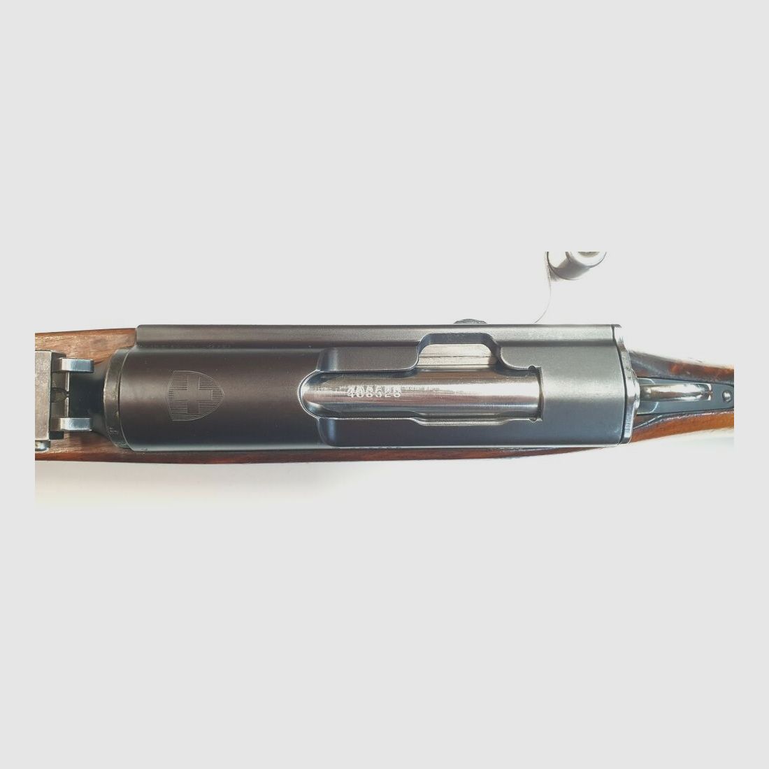 Waffenfabrik Bern Carabina a Ripetizione Svizzera Schmidt Rubin K31 Calibro 7,5x55 svizzero numeri corrispondenti + canna Hämmerli Match