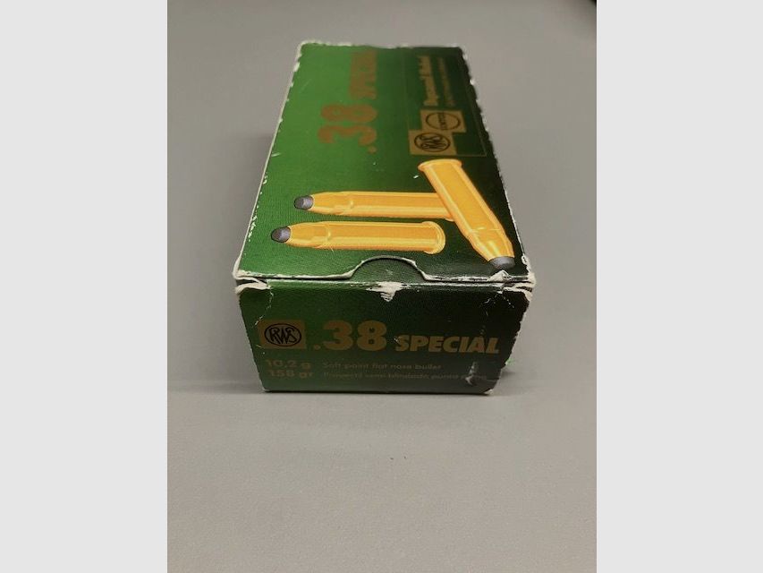 RWS Faustfeuermunition .38 Special Sintox Bleifrei