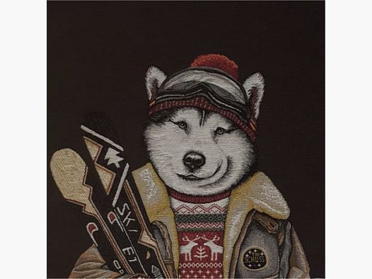 Lovergreen Kleine Schnppchen Motiv Kissen skifahrender Br