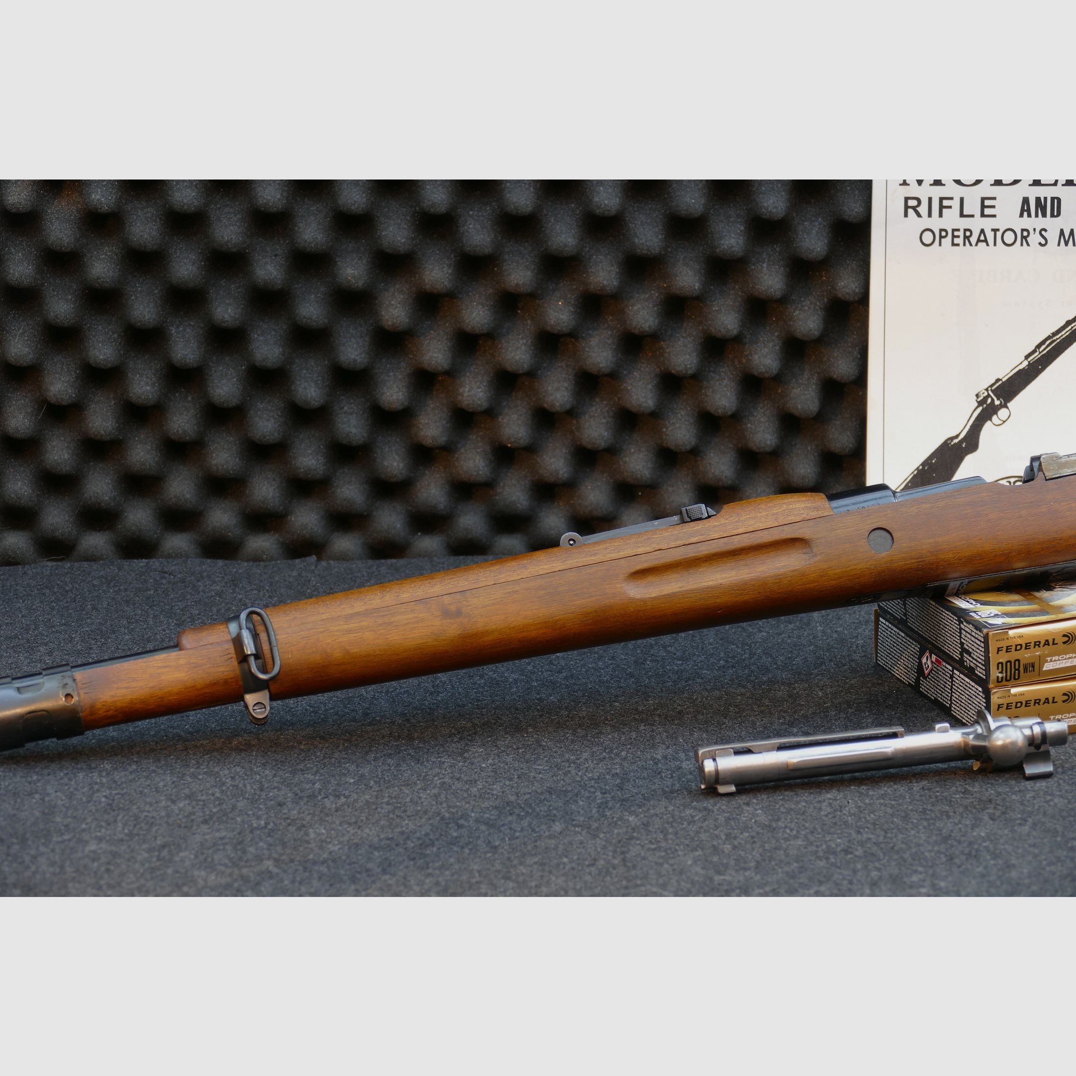 FN Herstal, Mauser Model 98, carbine, .308Win, carbine, tracking, going through, ordinance
