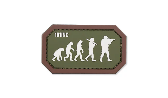 3D Patch - Airsoft Evolution - Green OD - 101 Inc., image 1 of 2