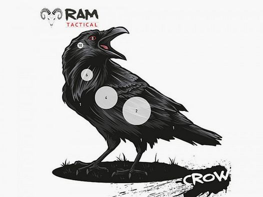 Ram Targets 14 x 14 CM kraai (50 stuks)