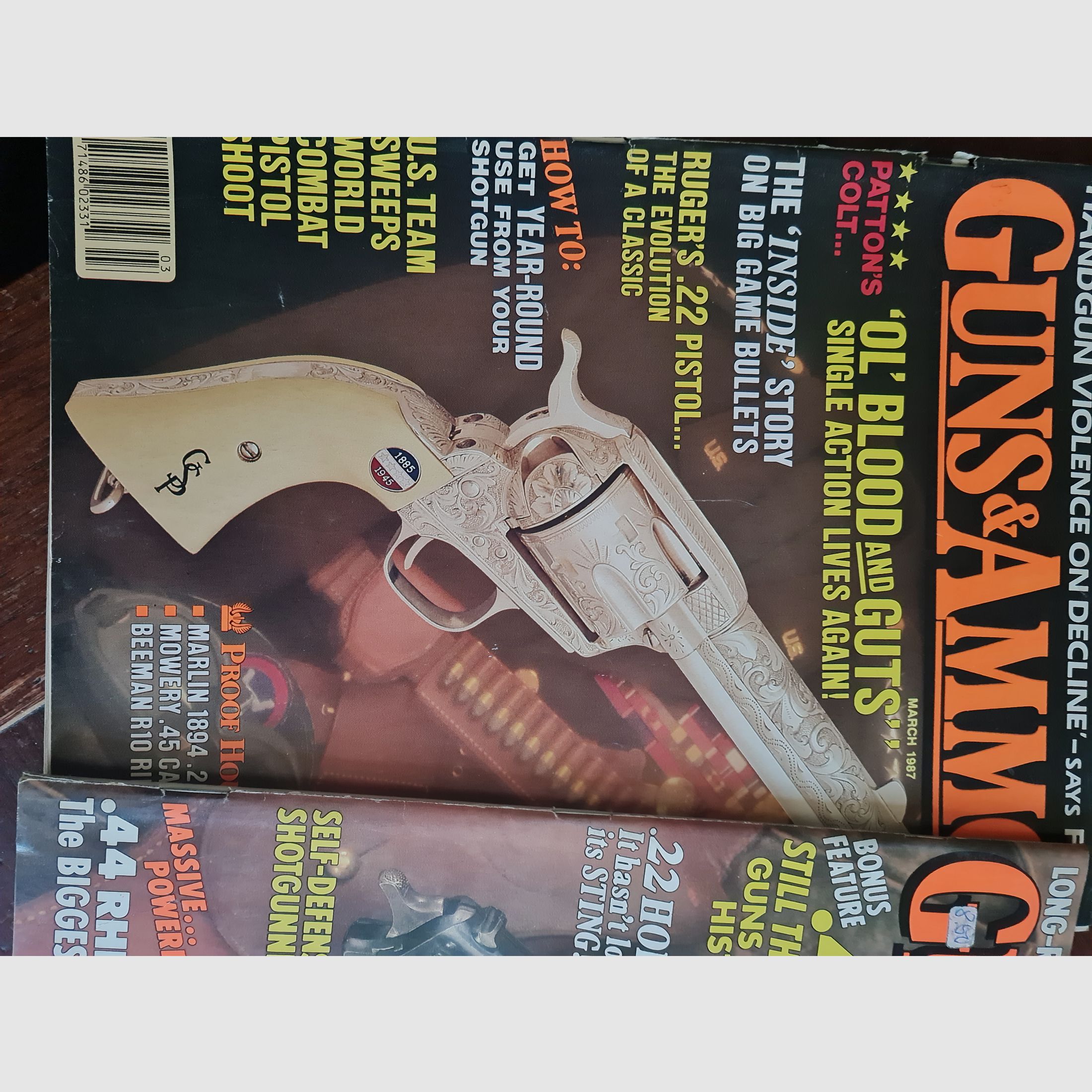 5 x Guns & Ammo aus den 80gern 