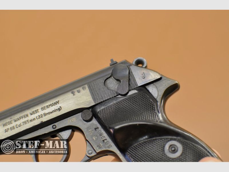 Pistola Hege Model AP66, cal. 7.65x17mmSR Br (.32 ACP) [P165], imagen 7 de 15