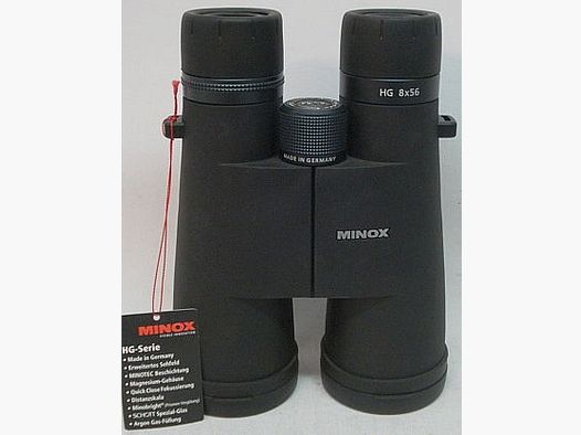 Minox HG 8x56BR mit Trageriemen und Tasche