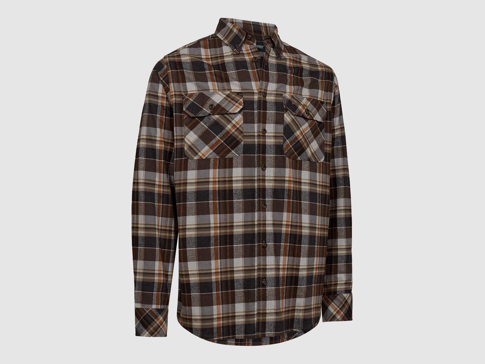 Robert Shirt - Brown Check - Men's Size: 45/46
