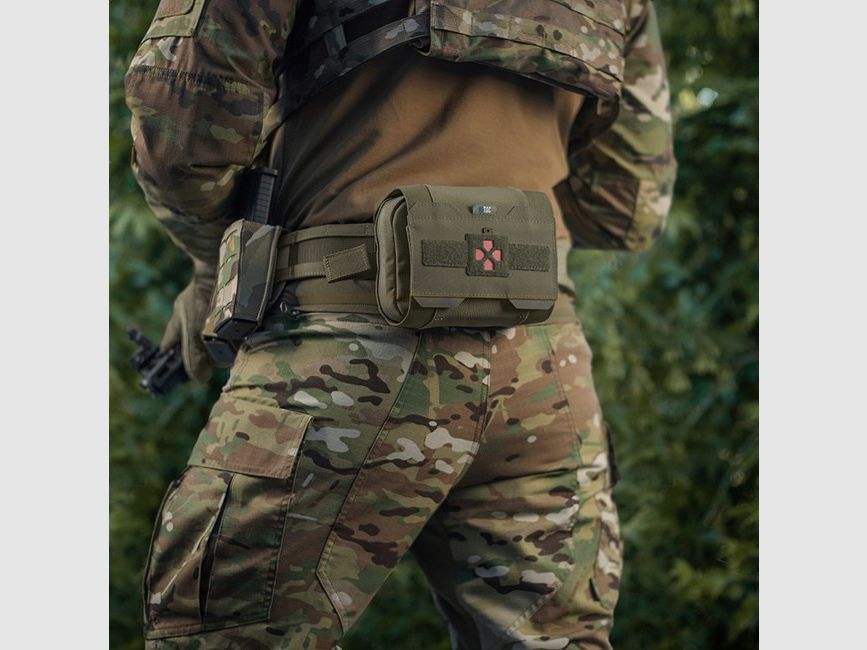 M-Tac – Horizontale Medische Pouch / Large Elite / Ranger Green, afbeelding 8 van 10