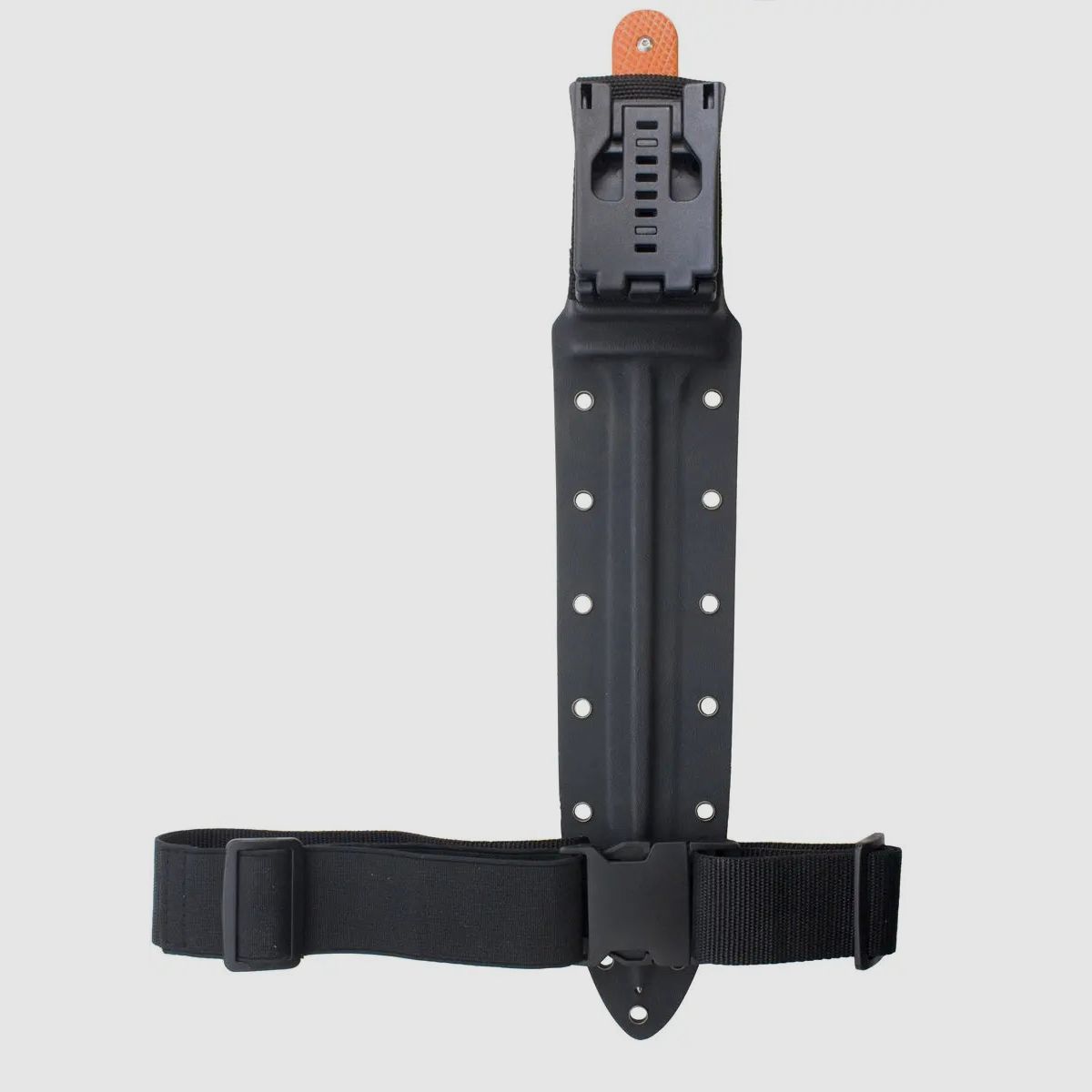 PUMA XP pig sticker 15, scalping knife, orange G10 with fish skin, Kydex sheath