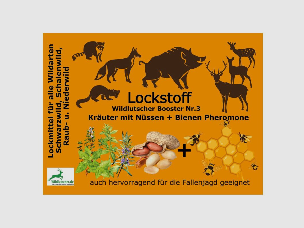 Wildlutscher Booster Nr.3 Nüsse mit Kräuter/ Bienen Pheromonen 0,25 l