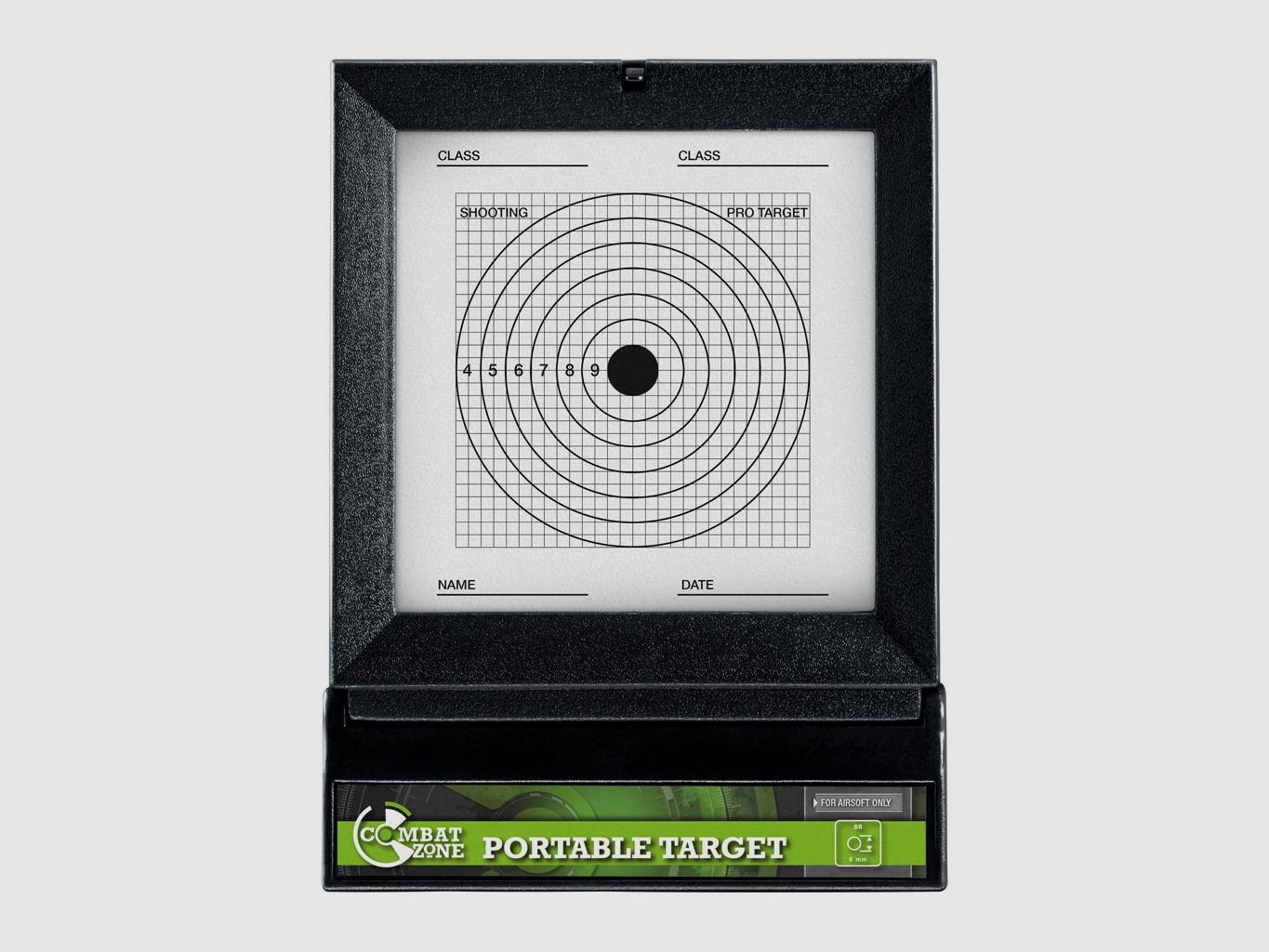 Combat Zone Zielscheibe mit Kugelfang für Airsoft-Waffen