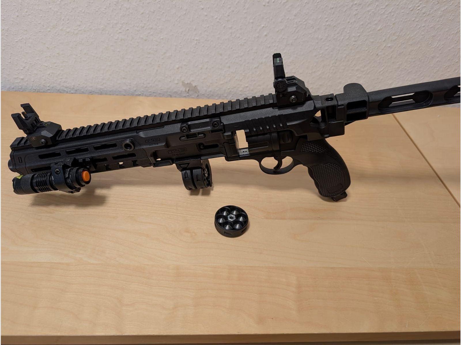 HDR 50 (TR 50) Gen2 Revólver, cal. 50 incl. T4E Carbine Conversion Kit "como nuevo