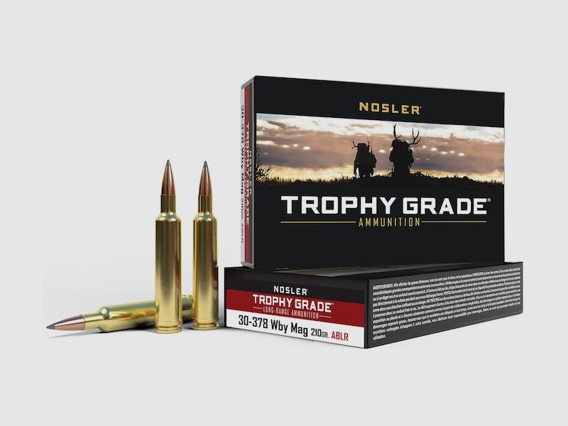 Nosler TROPHY GRANDE .30-375 Wby. Mag. 210GR Spitzer 20 cartucce