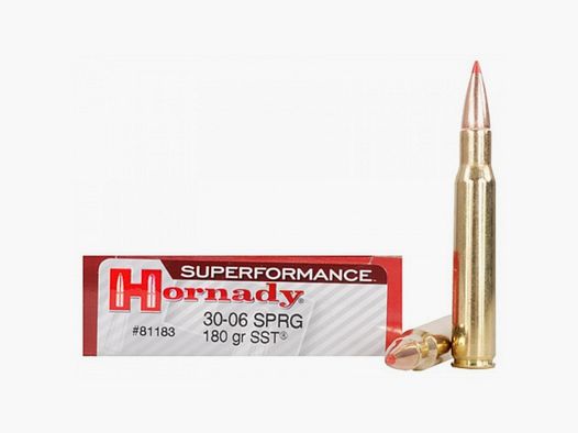 30-06 Springfield Hornady SUPERFORMANCE® 180 gr SST® VE20
