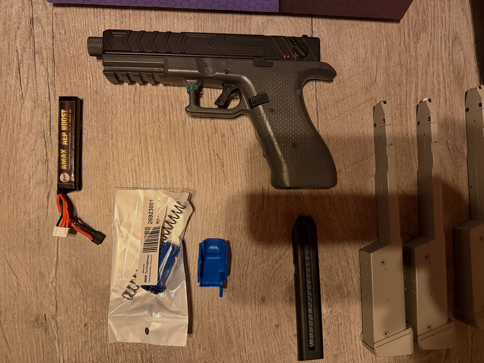 Begadi/Cyma CM.131A Gen 5.5 AEP incluant 3 chargeurs haute capacité Airsoft