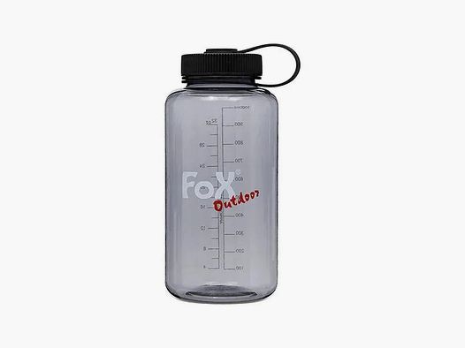Fox Outdoor Fox Outdoor Trinkflasche Weithals Tritan 1 L grau