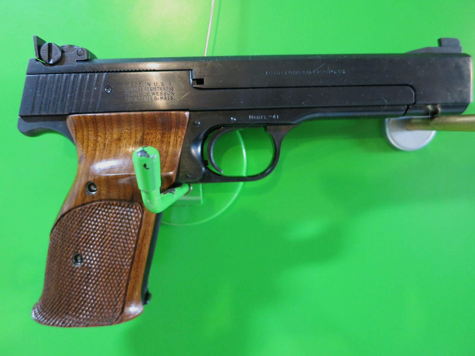 Smith & Wesson Modelo 41, .22lr, pistola de deporte, Nill-Griff       #1