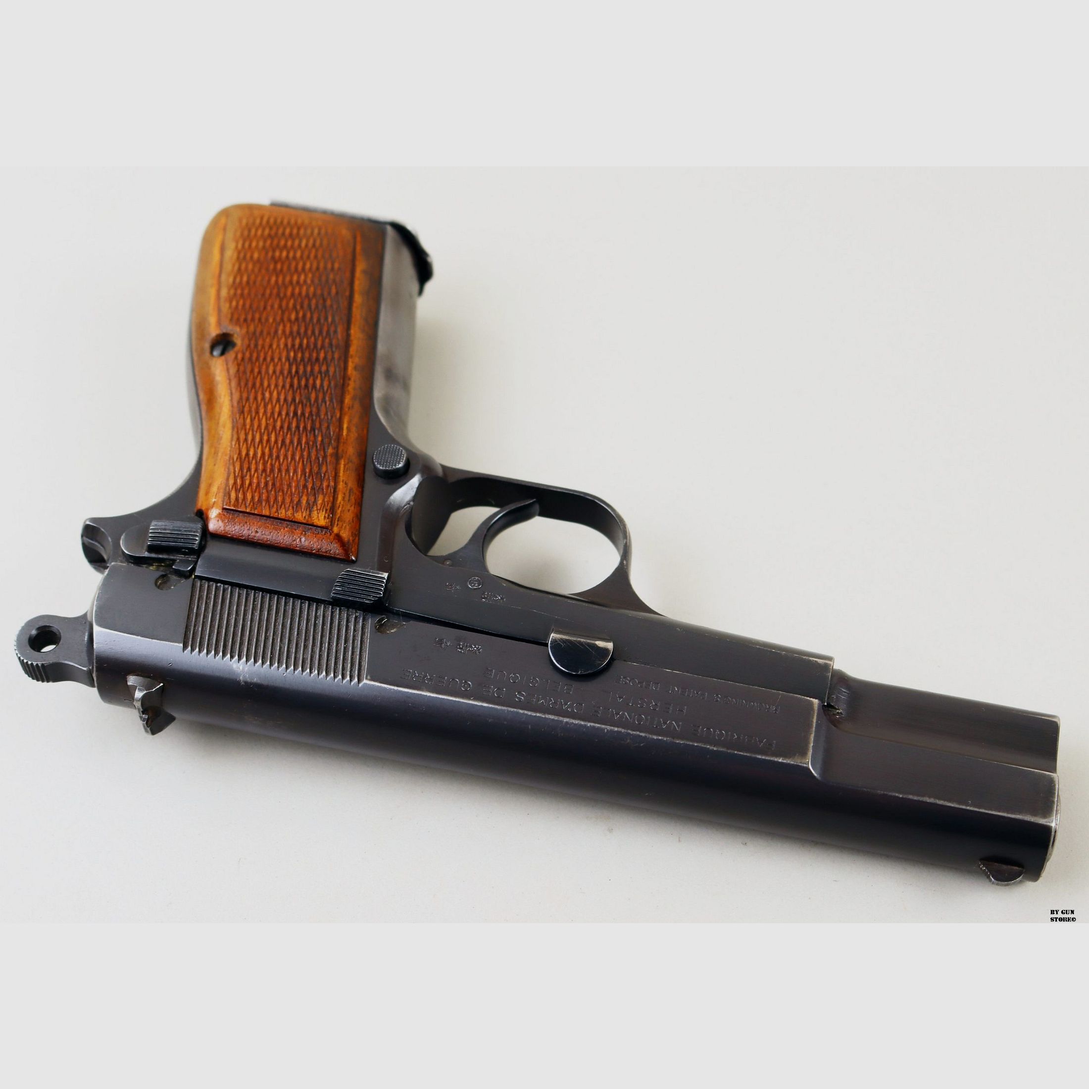 Pistole Fabrique Nationale F.N. mod. HP35 LGK cal. 9×19 matr. 4287, Bild 6 von 13