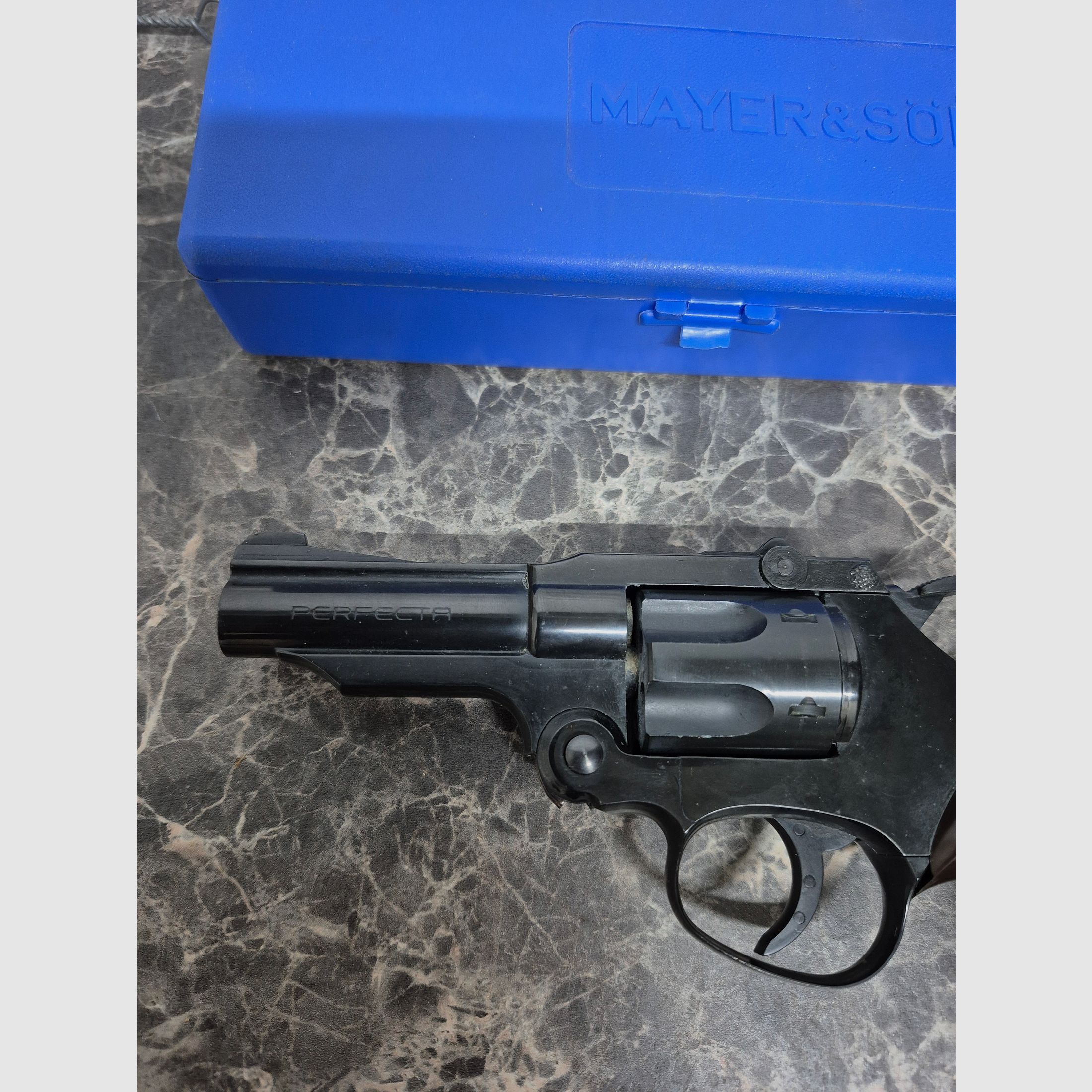 Perfecta Schreckschuss / Gas / Signal / Kipplauf - Revolver, 4 mm