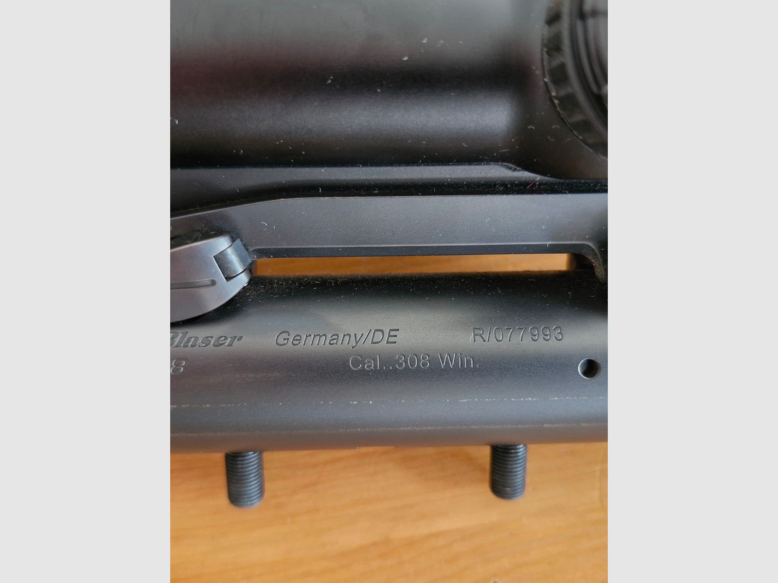 Blaser R8 interchangeable barrel .308 Win & Zeiss V8 Abs.60 & Infiray CH 50 thermal imaging attachment