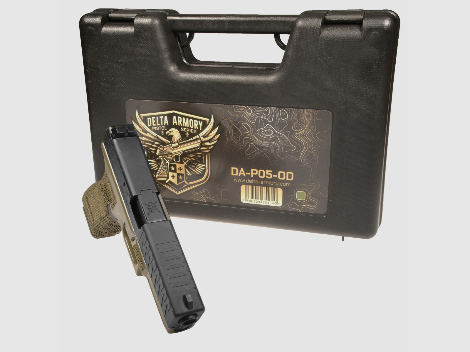 P05 GBB Airsoft Pistole in Oliv | Delta Armory