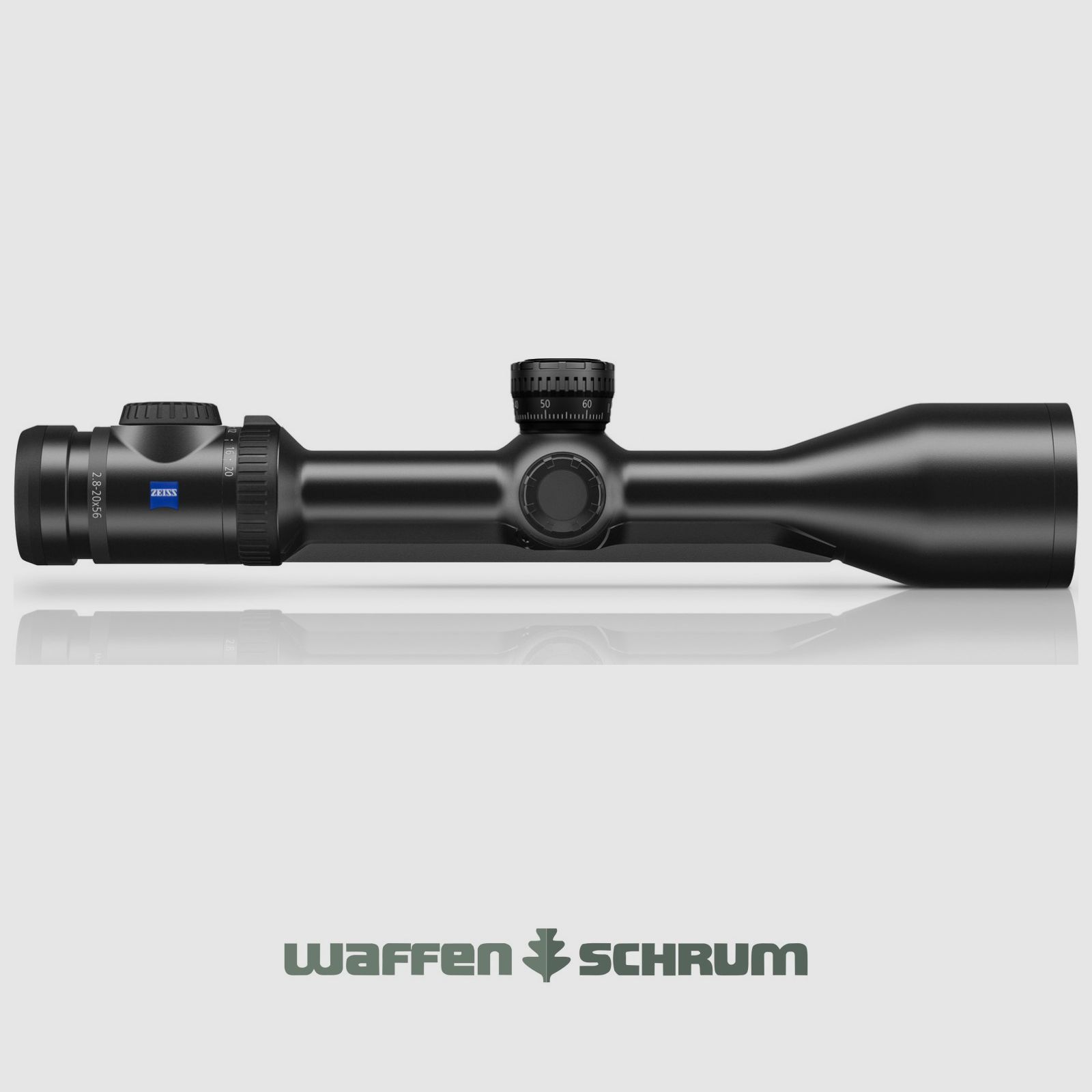 Zeiss Victory V8 - 2,8-20x56 M / 30mm Mittelrohr mit Schiene Absehenschnellverstellung Höhe
