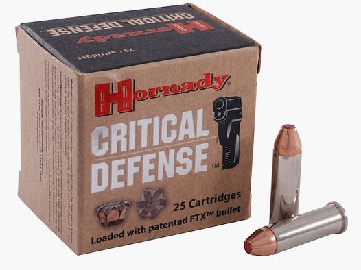 Hornady Critical Defense .38 Special 110GR FTX 25 cartridges