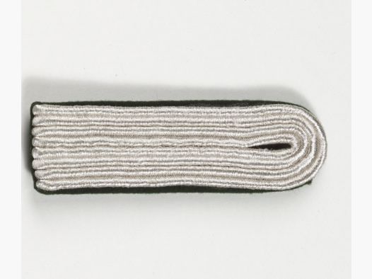 Schulterstück glatt silber uni