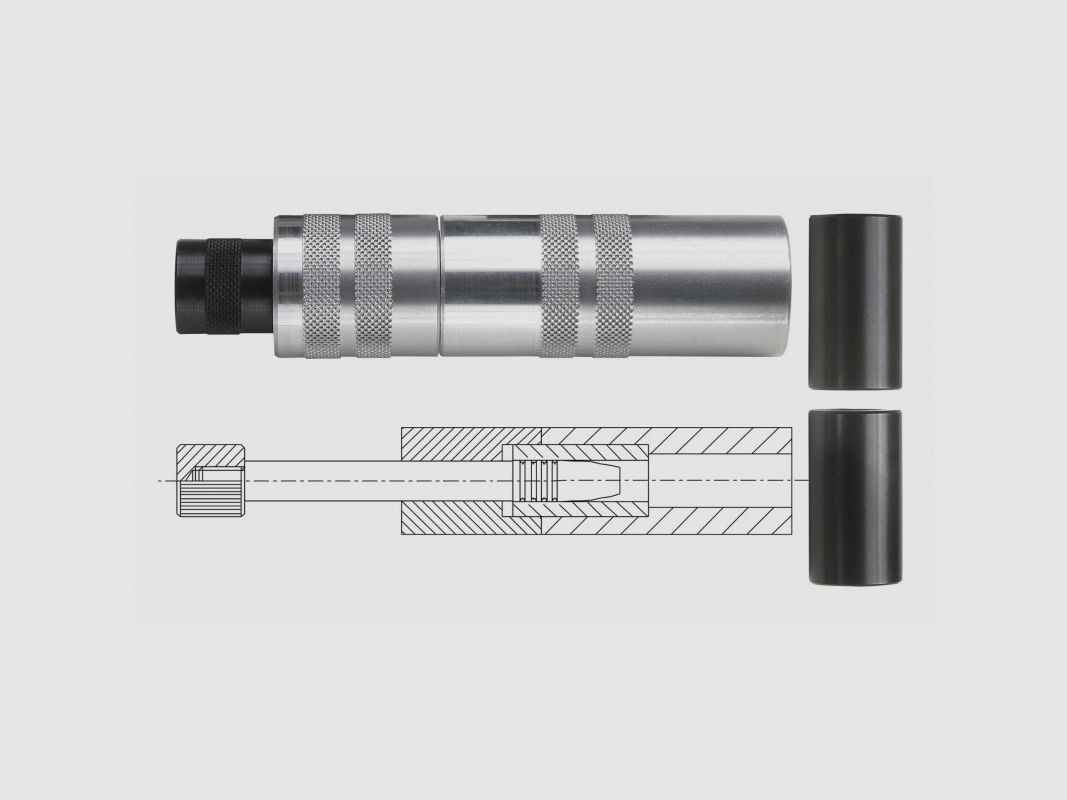 Calibreur long pour balles minié