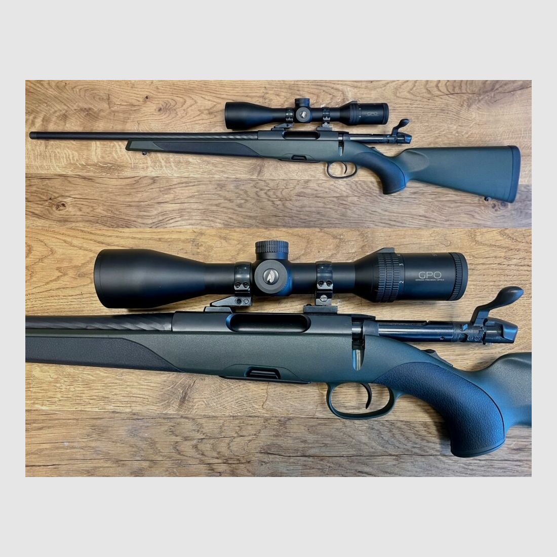 Steyr Mannlicher SM12 SX Gauche avec lunette de visée GPO