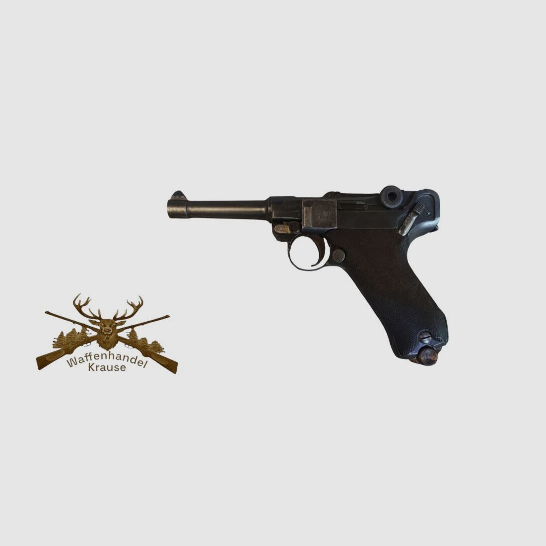 P08 DMW / Mauser P08 Baujahr 1918 Erfurt