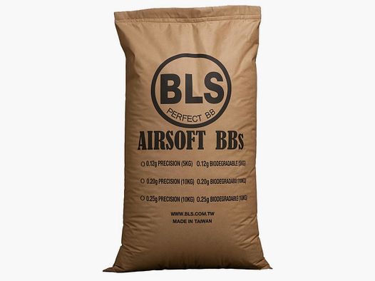 Biokugeln Airsoft BLS 6mm 0,28g - Sack 10 kg - Präzision und Umweltfreundlichkeit