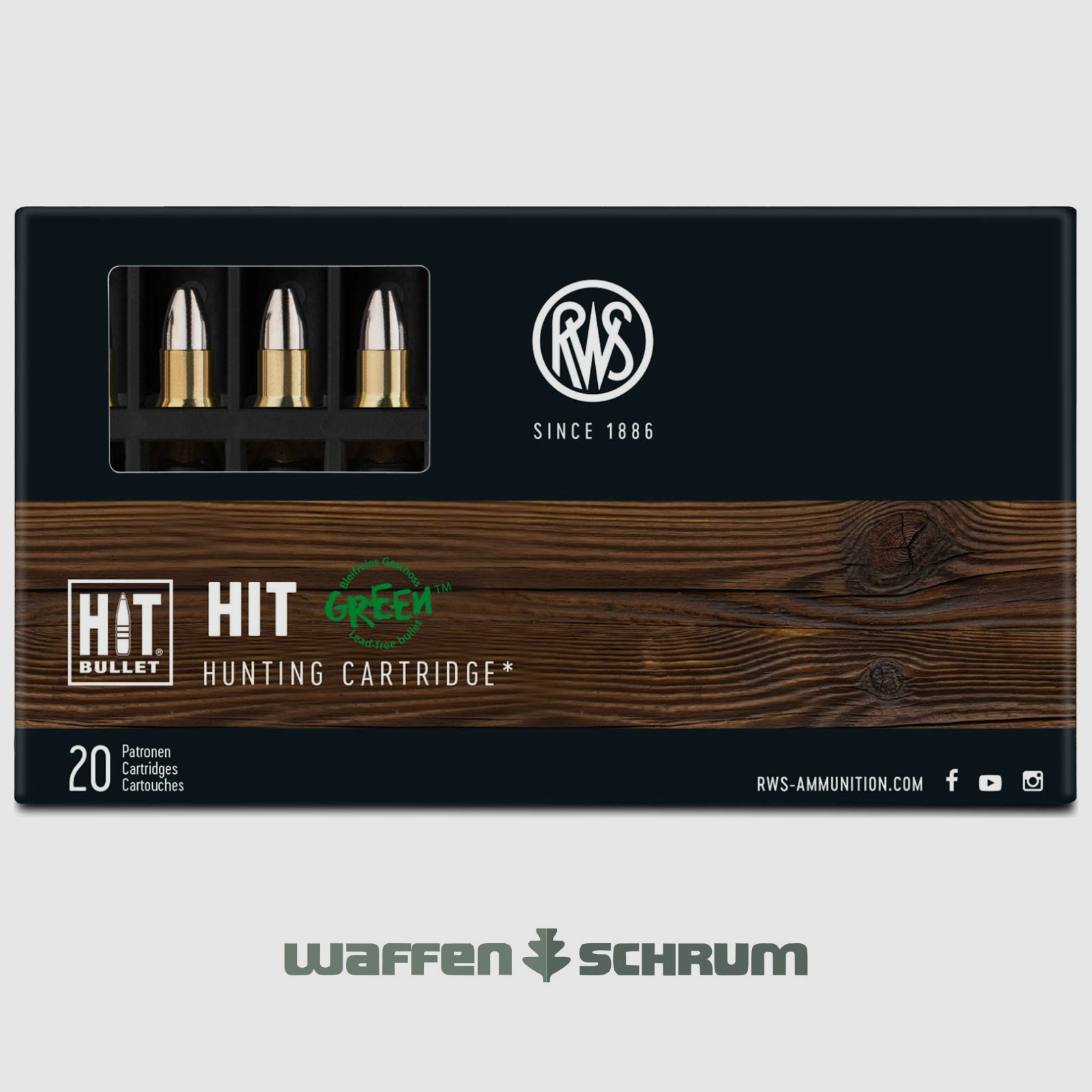 RWS HIT 2,6g - 40gr .223Rem