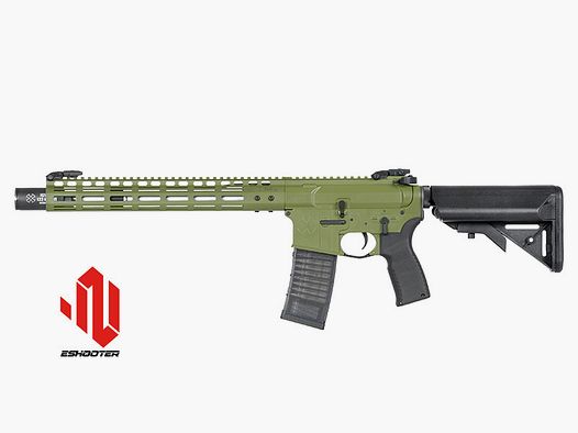 Noveske 13.7" Gen III INFIDEL S-AEG mit Eshooter ETU, 'Bazooka Green'