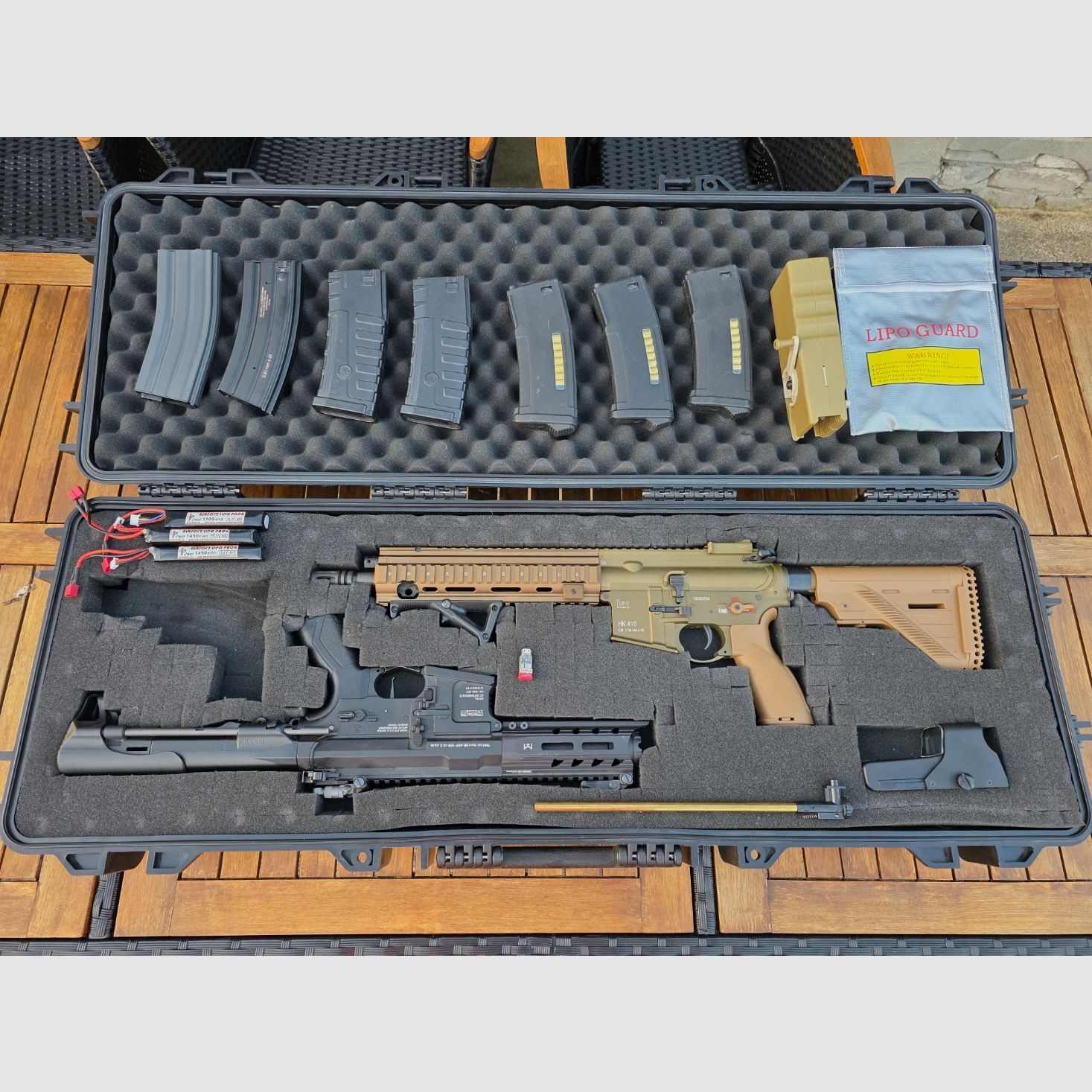 AEG Gewehre Umarex Heckler & Koch HK416A5 und G&G GC ARP556 inkl. Koffer