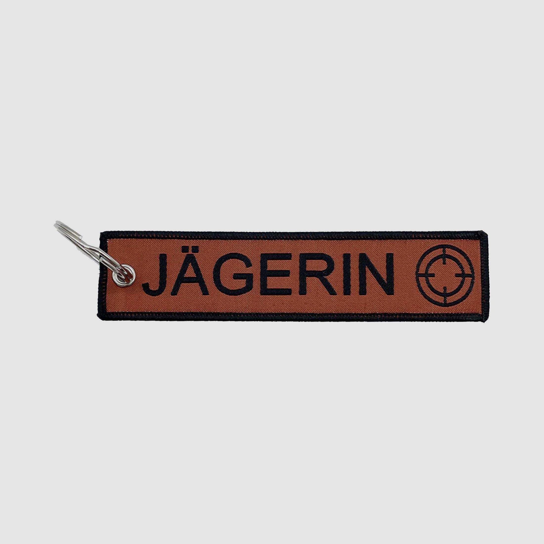 Jägerin Schlüsselanhänger - Braun