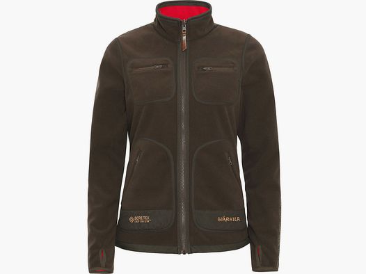 Härkila Fleecejacke Kamko Brown/Red