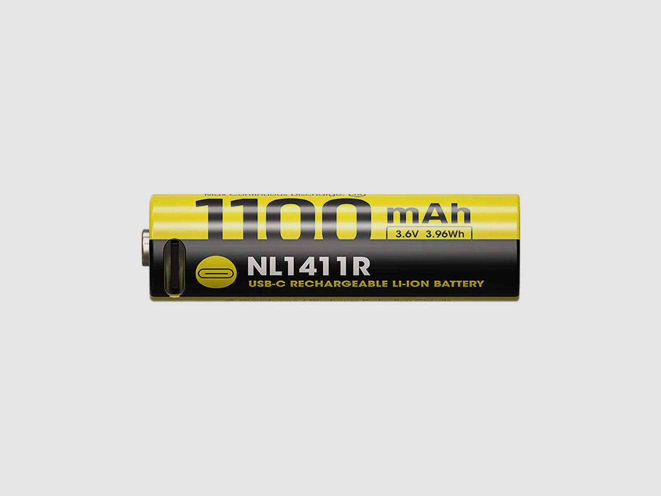 Accu Li-ion 14500 - Capacité 1100mAh, image 1 sur 3
