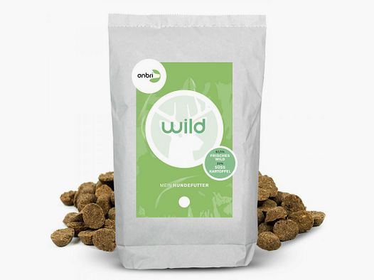 anbri gebackenes Hundetrockenfutter Frisches Wild mit Süßkartoffeln 12 Kg