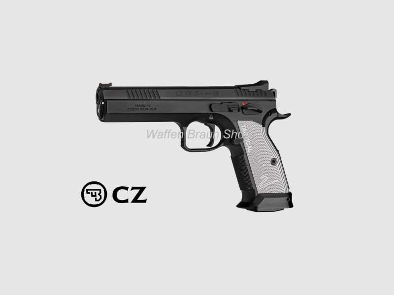 CZ 75 TS 2 Silver Model 9mm Luger